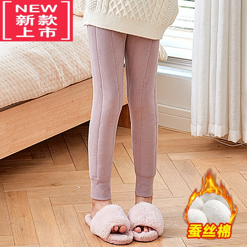 可莉允女童棉裤内穿冬加厚儿童冬季棉保暖裤初中生女孩校服器内胆