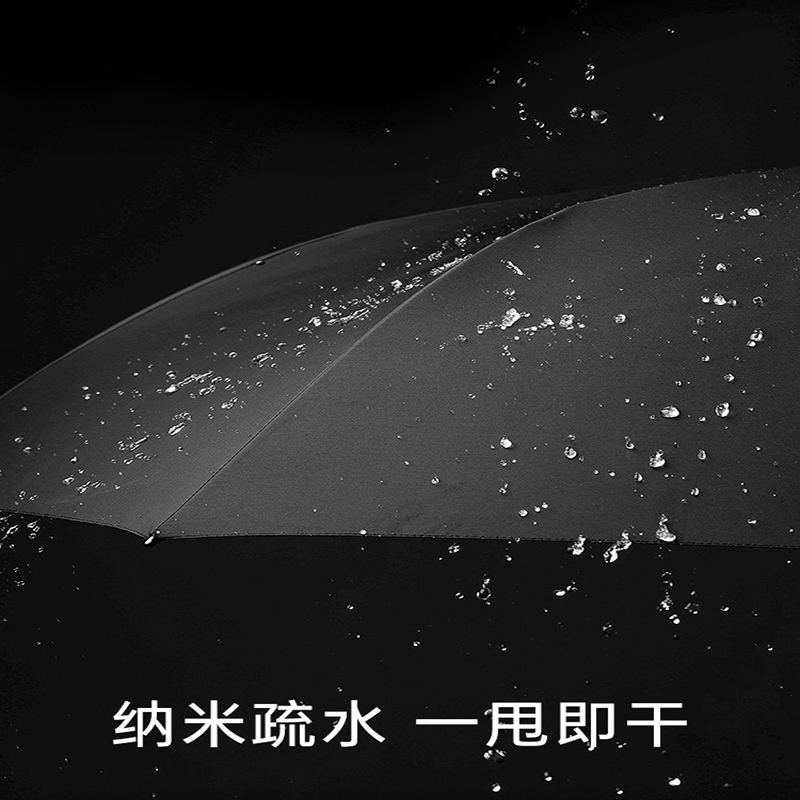 左都 ZD122高尔夫长柄伞 雨伞大号自动 藏蓝色高清大图