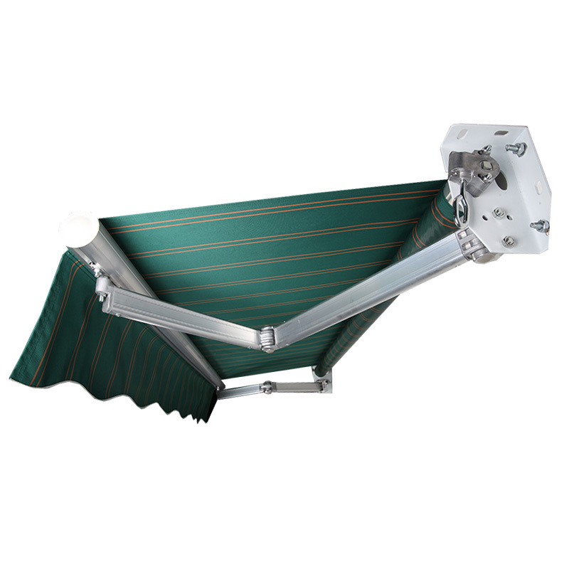 遮阳棚折叠伸缩式防雨棚雨搭手摇铝合金院子阳台遮雨棚户外遮阳篷