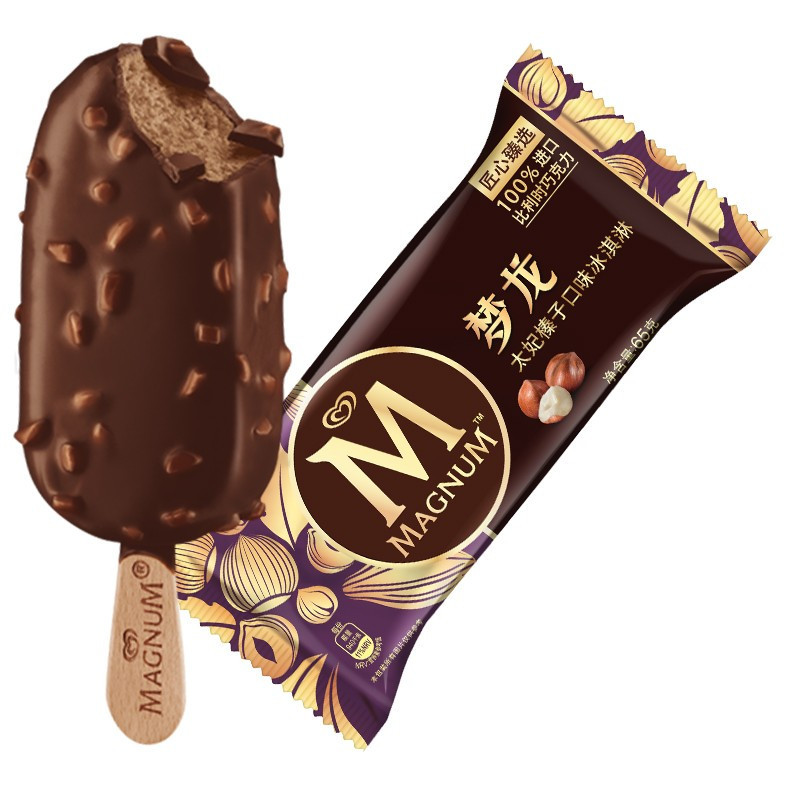 和路雪 梦龙冰淇淋雪糕组合64/65g*10支 香草/太妃榛子/松露杏仁/白