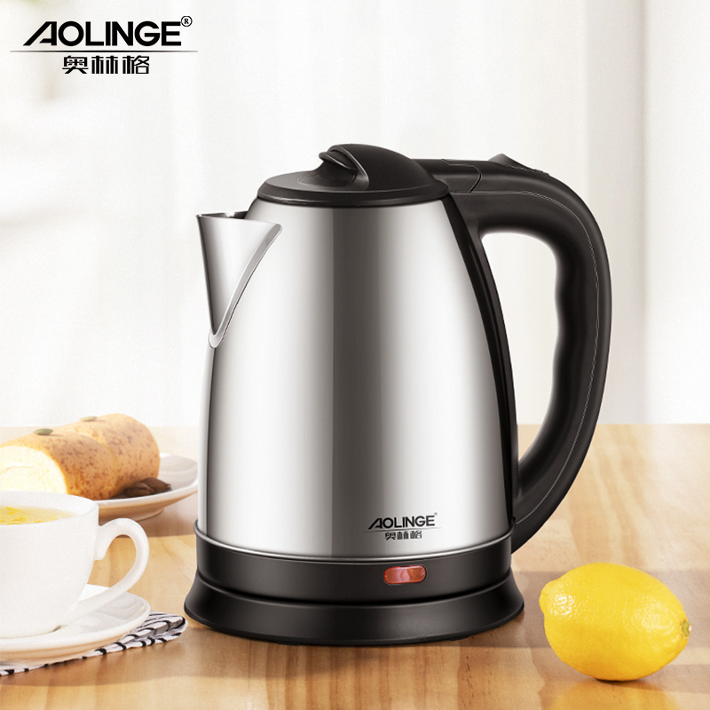 奥林格(AOLINGE)ALG-BX89宿舍家用电热水壶全自动断电304不锈钢烧水壶电水壶开水壶烧水器电热壶煮茶壶2L