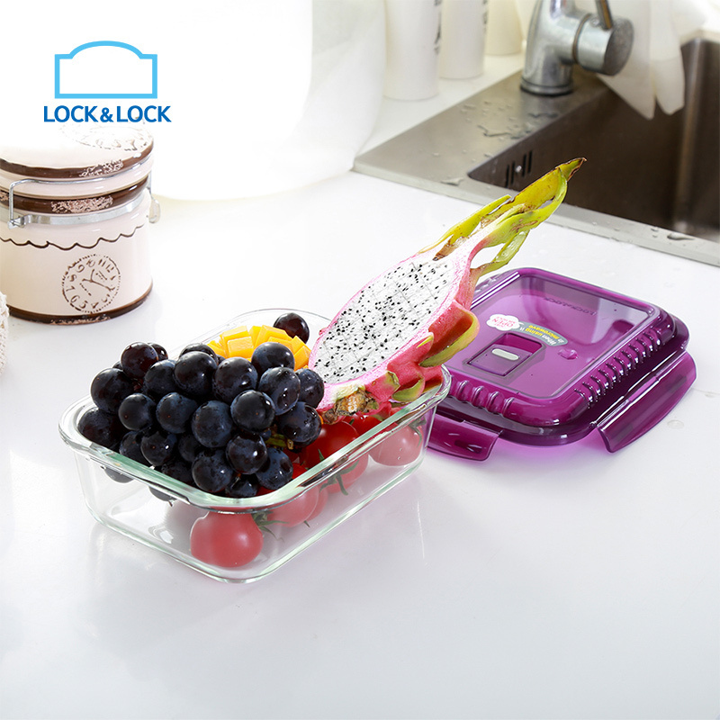 乐扣乐扣(lock&lock) 耐热玻璃保鲜盒 LLG445VOL 1L高清大图