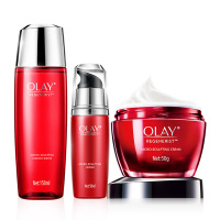 Olay/玉兰油新生塑颜金纯护肤三件套装女 活能水+精华乳+金纯面霜