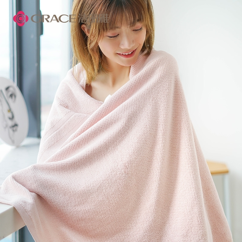 洁丽雅(Grace)鲁道夫浴巾 成人柔软吸水加厚 棉男女家用韩版可爱