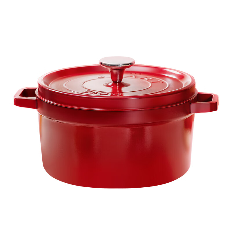翰乐 珐琅锅汤锅HL-IRFA11-2 中国红