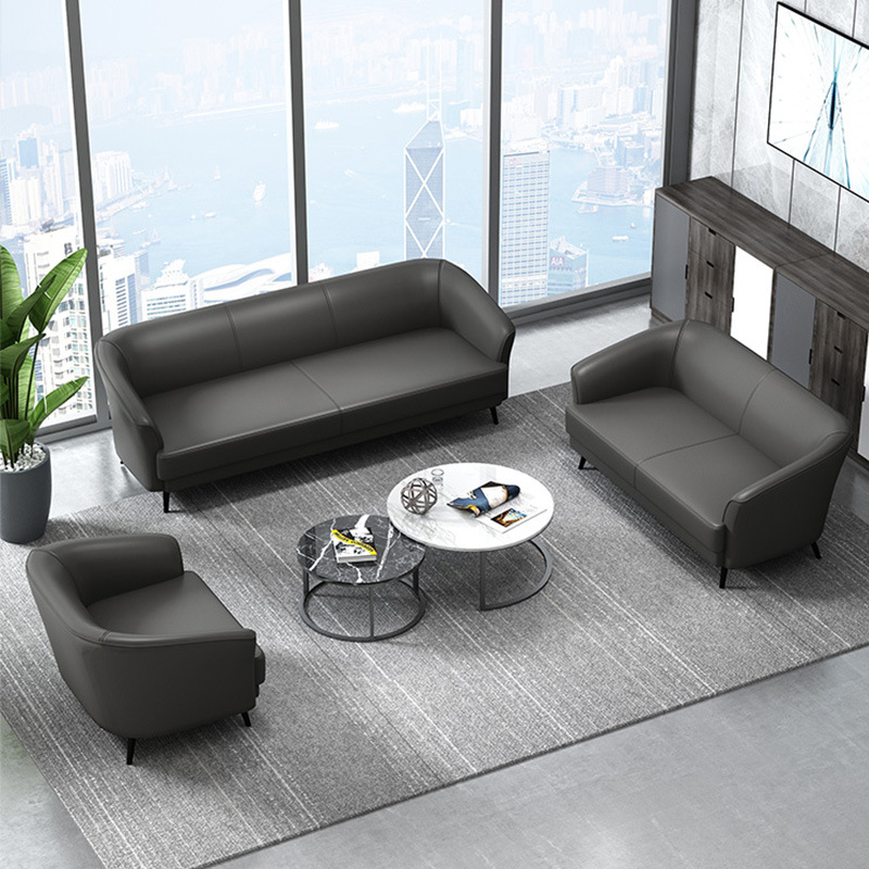 质凡西皮沙发三人位高清大图