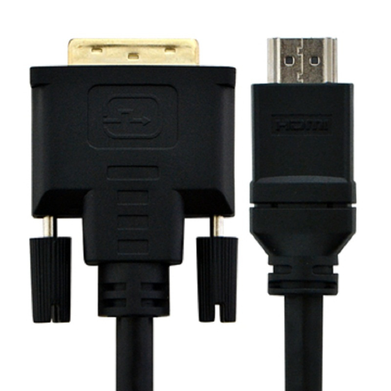 酷比客(L-CUBIC) 黑色 2M DVI转HDMI 转接线 LCCPDVI2HDMI-2M (计价单位:根)