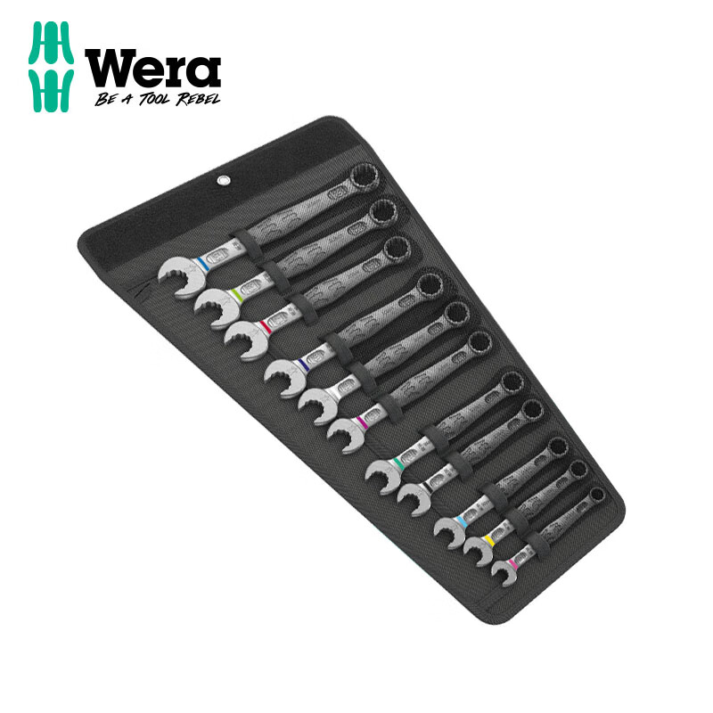 维拉(WERA)开口梅花两用扳手德国进口省力工具汽车维修11件套 05020231001高清大图