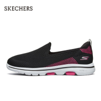 Skechers斯凯奇GOWALK减震一脚蹬健步鞋男女情侣鞋轻便休闲运动鞋15900-BKPK