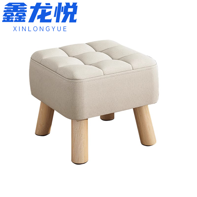 鑫龙悦小凳子米白色个