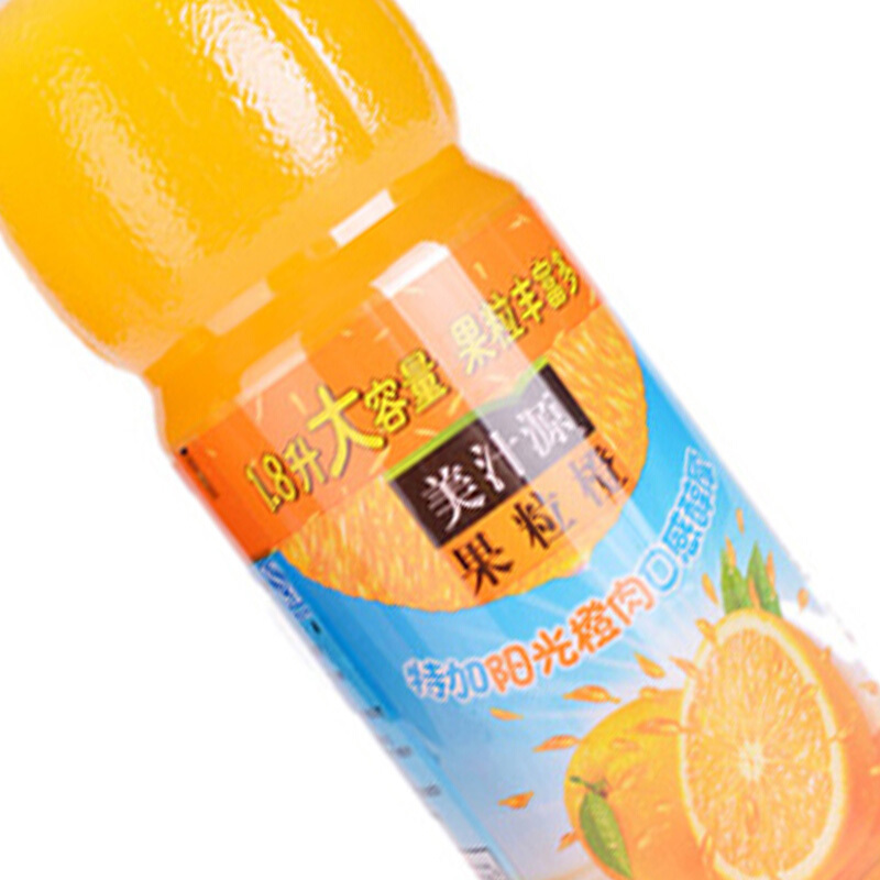 美汁源果粒橙橙 橙汁果汁饮料1.8L*6瓶整箱