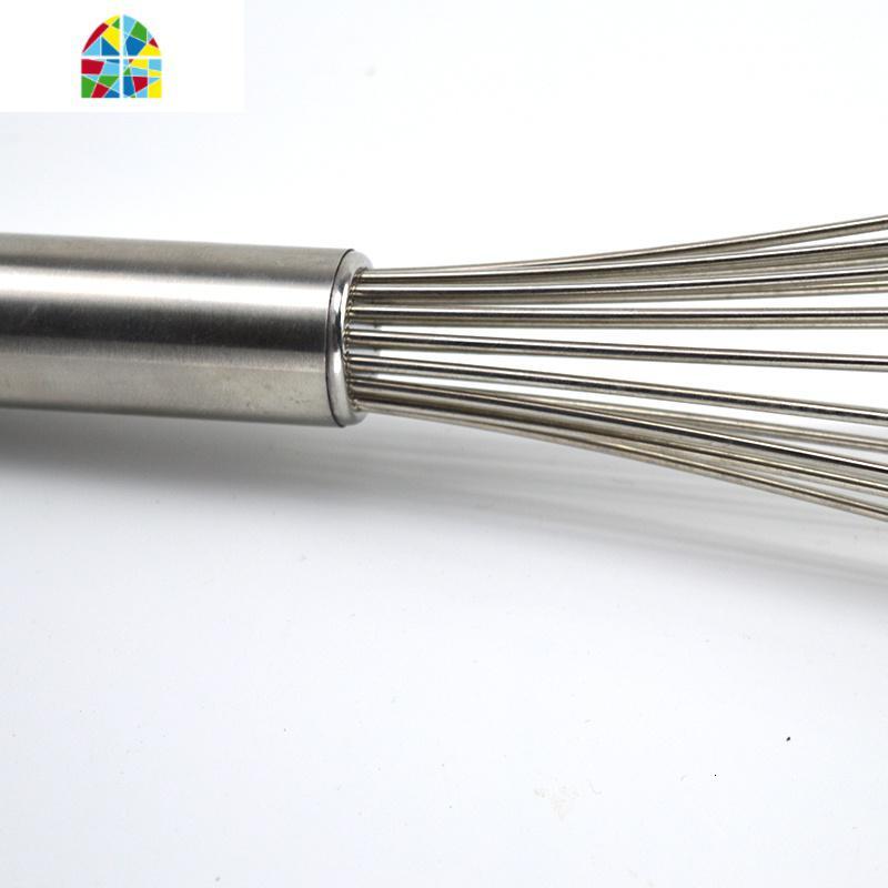 不锈钢打蛋器 手动鸡蛋搅拌棒17寸24寸小烘焙家用手动打奶油手持 FENGHOU 19寸全不锈钢打蛋器