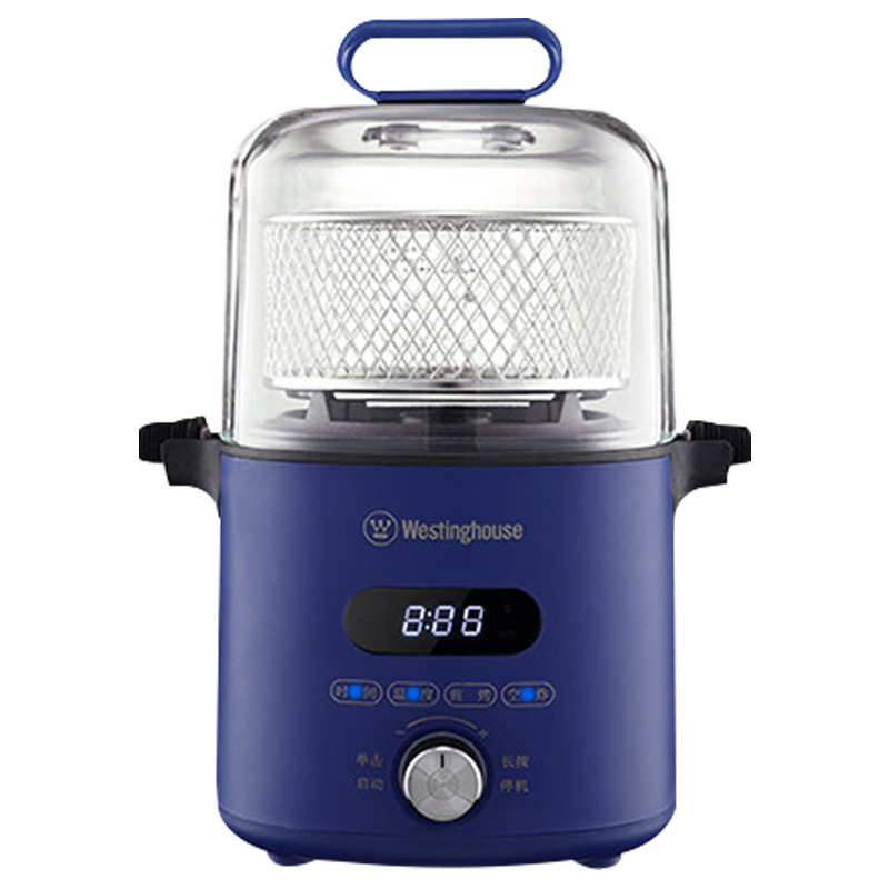 西屋空气炸锅1.2L家用智能可视低脂无油小电炸锅机WAF-06C