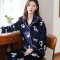 浪莎珊瑚绒睡衣女士秋冬款2024新款加绒加厚冬季法兰绒家居服套装