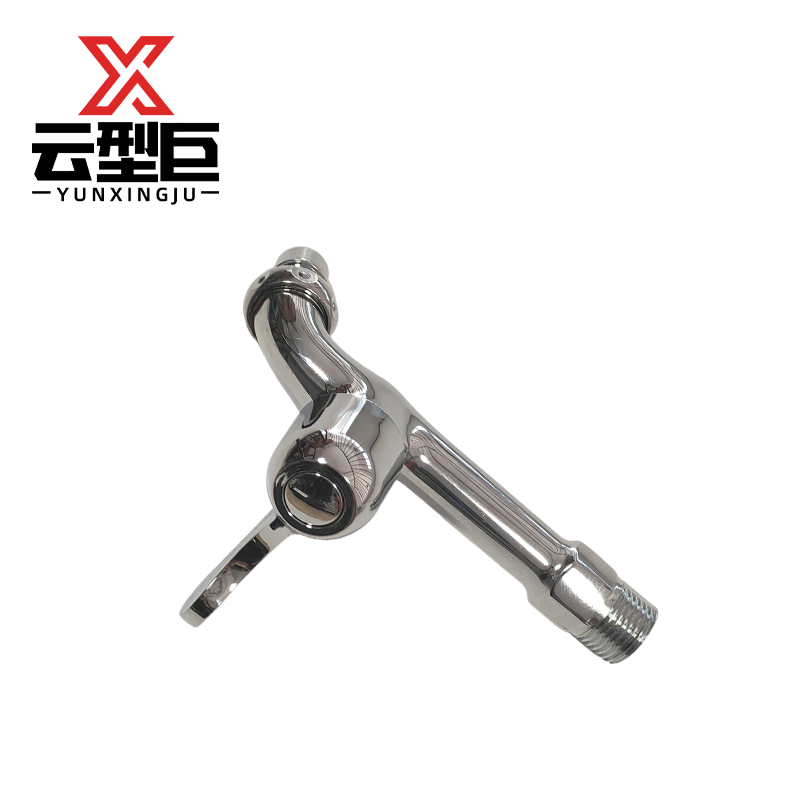 云型巨 加长水龙头 4分14cm 个高清大图