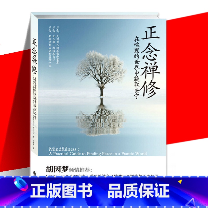 正念禅修 【正版】 正念禅修 “正念减压法”创始人乔·卡巴金作序 在喧嚣的世界中获取安宁正念减压疗法书籍 哲学入门