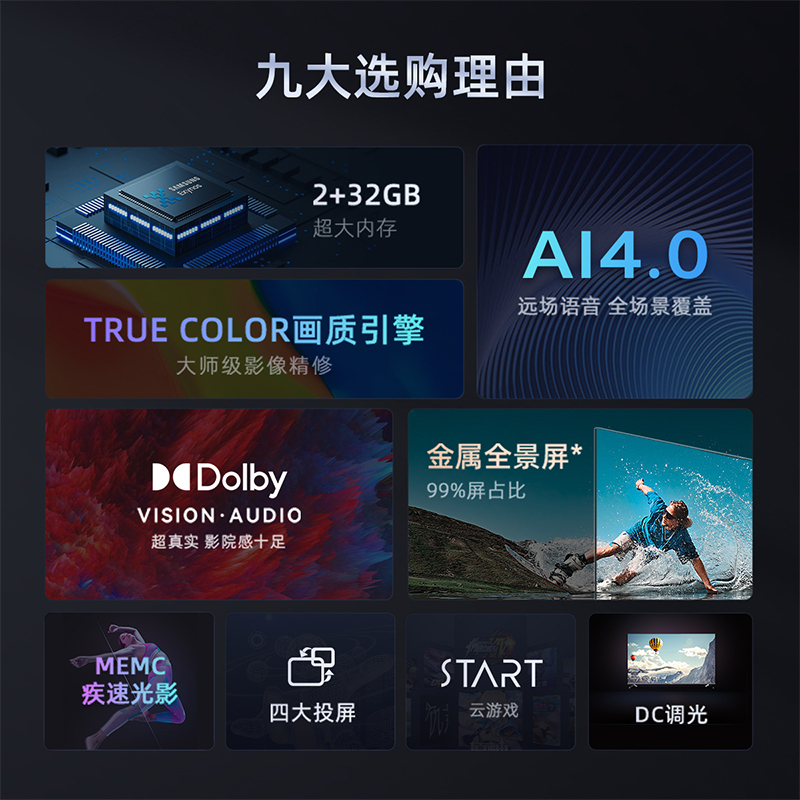 长虹杜比音画智慧屏75D58 PRO