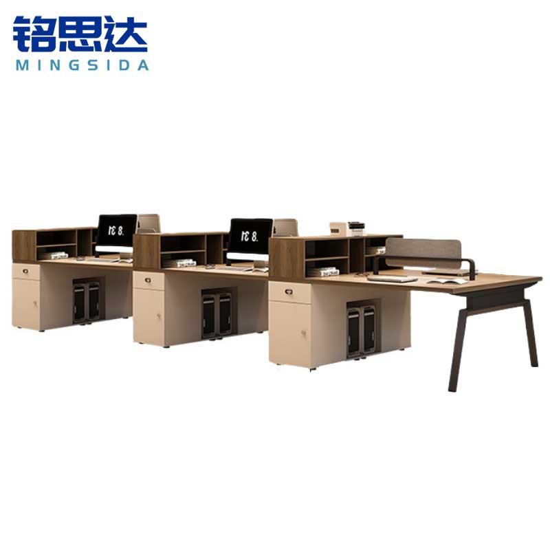 铭思达办公桌六人位张高清大图