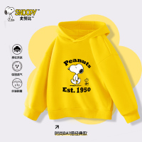 SNOOPY史努比童装秋款男女中大童休闲运动连帽卫衣24TW09