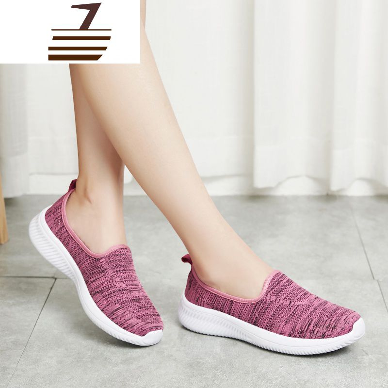 中老年女士懒人运动鞋