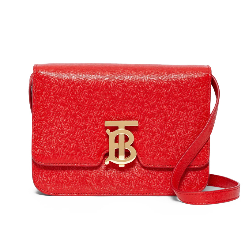 预订 BURBERRY 博柏利 女包 小号 TB LOGO 斜挎包 单肩包8019339 金扣