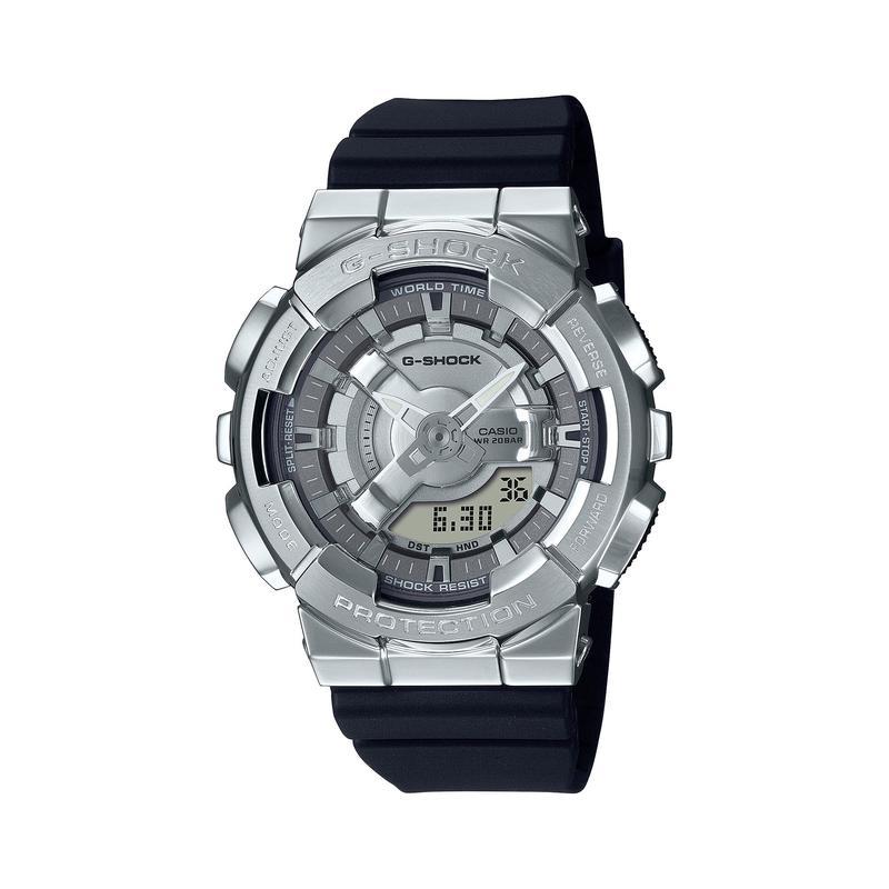 卡西欧(CASIO)石英表金属表圈防水耐用中性款时尚商务休闲手表