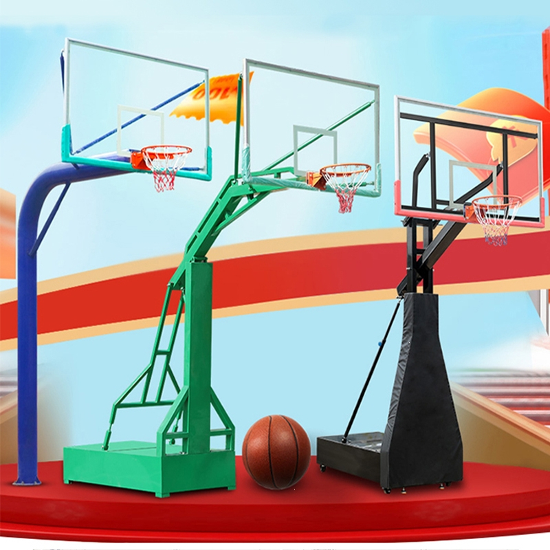 篮球架户外家用标准篮板成人篮球框闪电客固定架子地埋式可升降