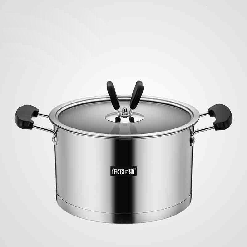 伯尔尼斯锅具 罗贝堡三件套 三层复底 奶锅 汤锅 炒锅