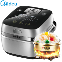 美的(Midea)电饭煲 MB-FZ4002 4L/升 触控智能电饭煲,IH电磁加热大火沸腾3-4-5-6人电饭锅