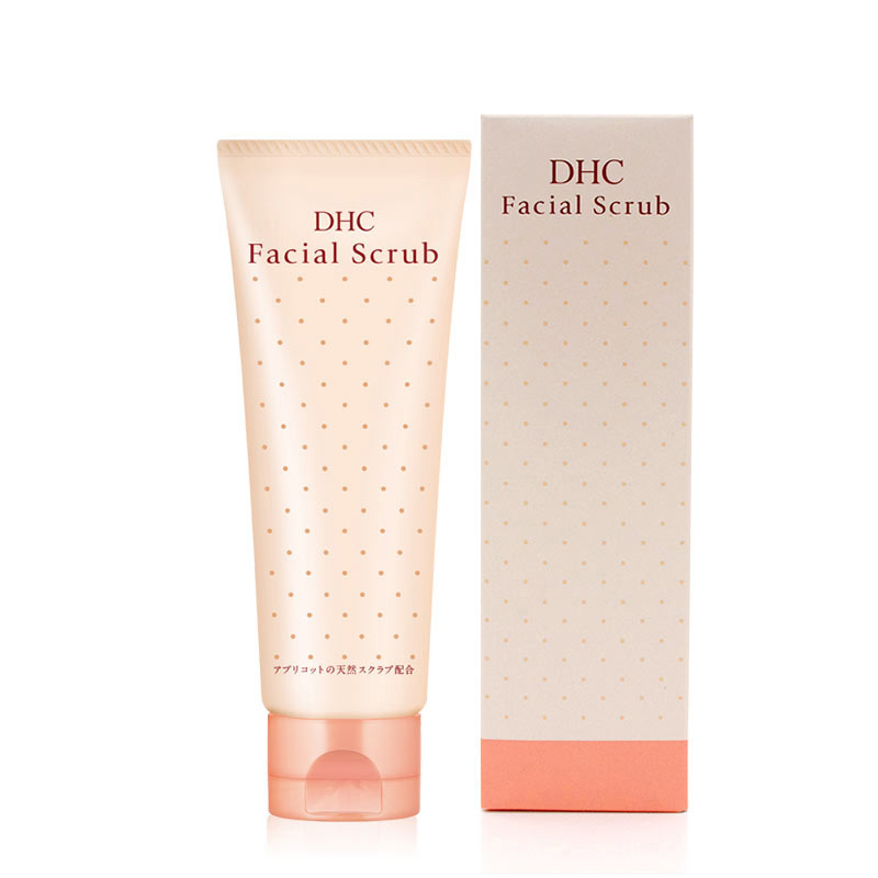 DHC杏核圆粒磨砂膏100g脸部面部温和改善去角质去黑头深层清洁毛孔泡沫洗面奶洁面乳液控油保湿彩妆