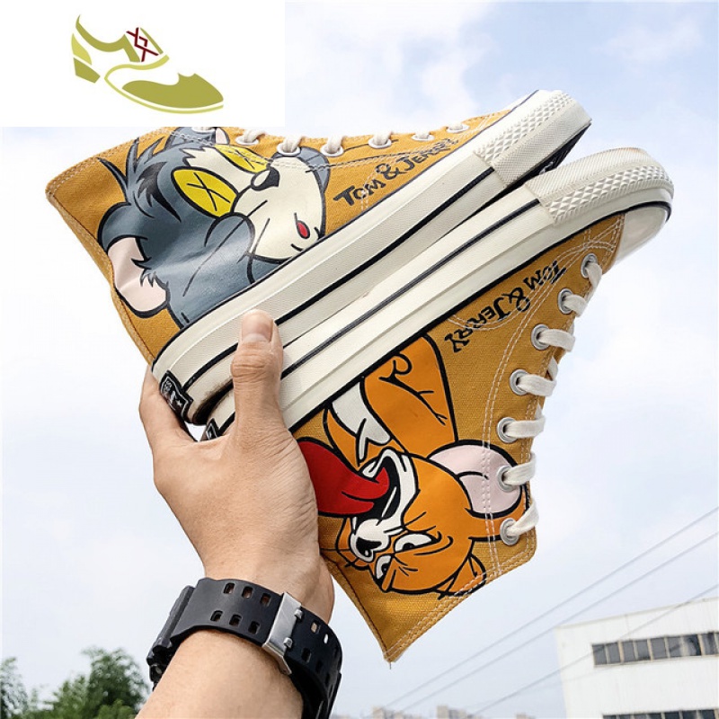 喻娄品牌my heroacademia帆布鞋动漫情侣鞋子百搭2019新款潮鞋学生