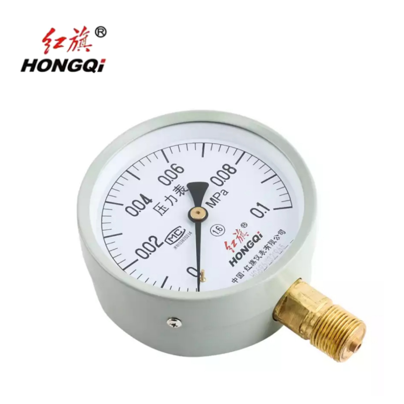 红旗 耐震压力表精检款 YTN-100 块