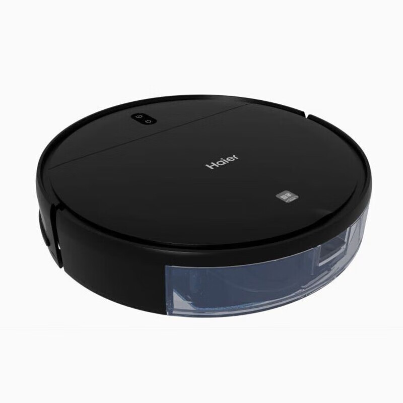 海尔 Haier 家用智能全自动扫地机器人 自动回冲 小钢炮升级版吸扫拖一体 7.6cm超薄机身 RWA3026BU1