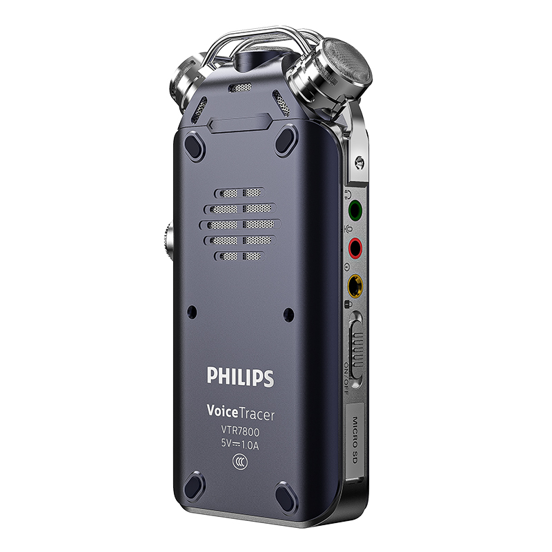 飞利浦（PHILIPS）录音笔7800专业远距离高清降噪会议采访取证学习上课培训录音笔