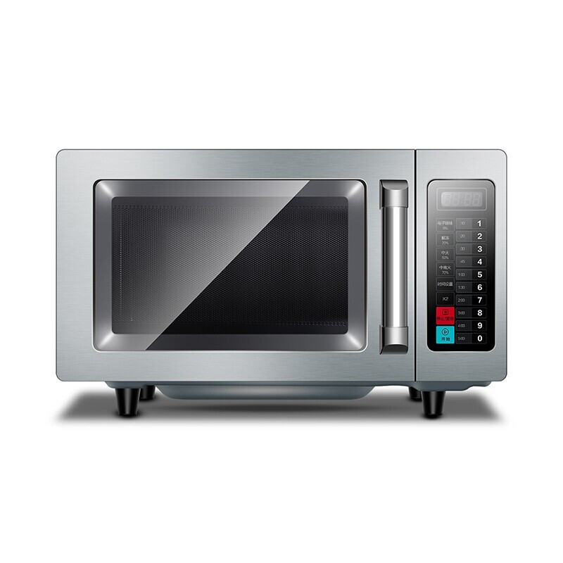 美的(Midea)商用微波炉 大容量大功率饭店便利店解冻 家用智能微波炉25升容量-900W EM925F4T-SS