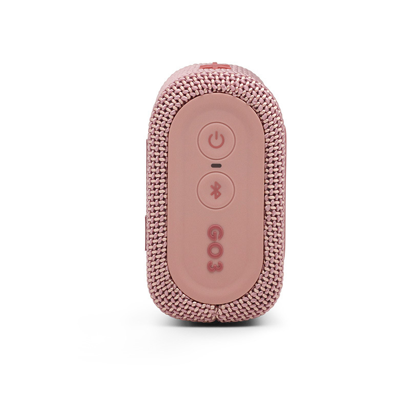 JBL GO3 音乐金砖三代 便携式蓝牙音箱 低音炮 户外音箱 迷你小音响 快速充电长续航 防水防尘设计 粉色