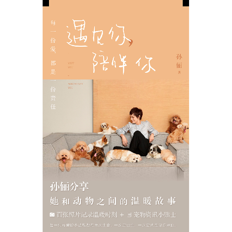 正版 遇见你 陪伴你 孙俪著 北京联合出版公司 9787559626455 书高清大图
