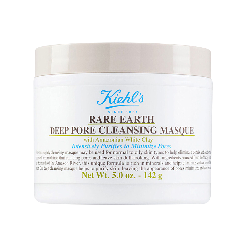科颜氏(Kiehl’s)白泥面膜亚马逊白泥净致面膜温和清洁 黑头 控油保湿125ml