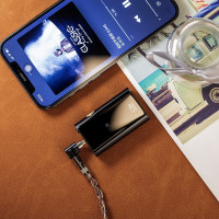 山灵(SHANLING)UP4 22款蓝牙解码耳放HIFI音频接收放大器双DAC蓝牙5.0便携 UP4黑金色