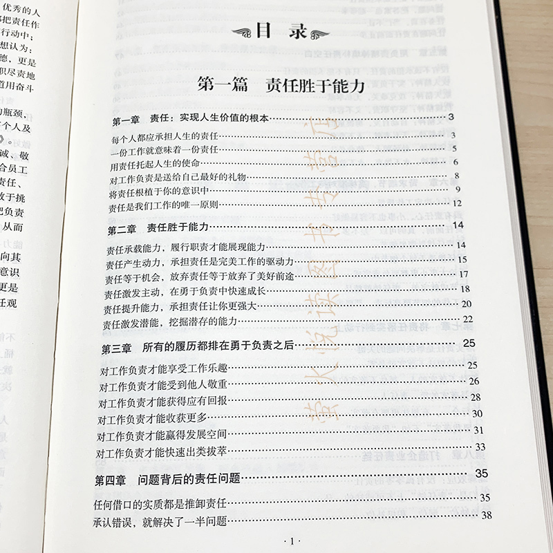 [正版]责任胜于能力 用责任心成就你的人生 2册 企业管理书籍 成功励志 职场箴言 职责敬业 员工学习手册 心灵与修养