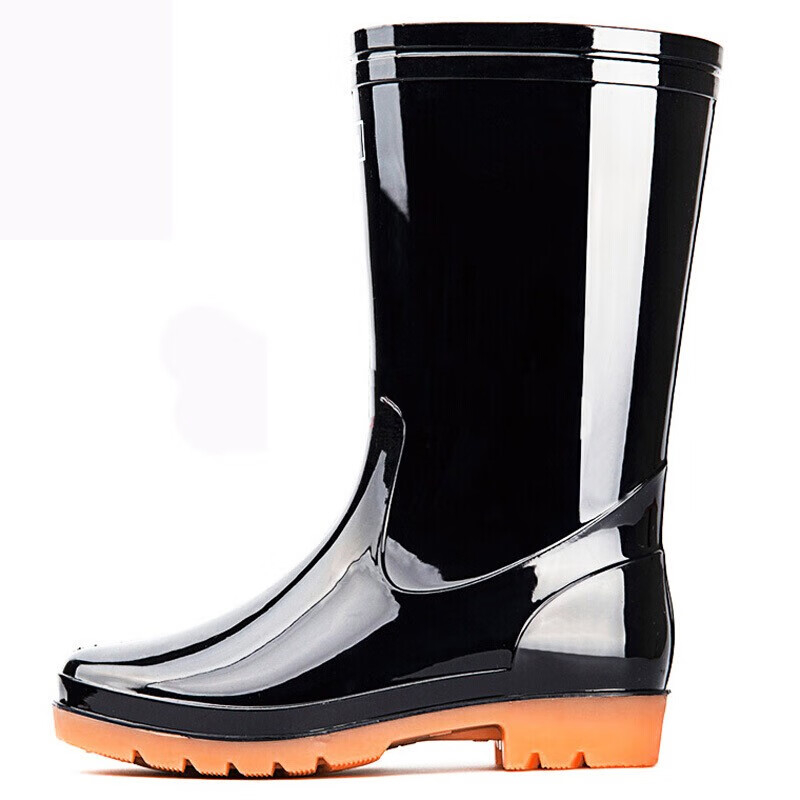 耐嘉(NAI JIA) 防滑雨鞋 雨靴 中筒防水鞋户外耐磨 可定制 1双高清大图