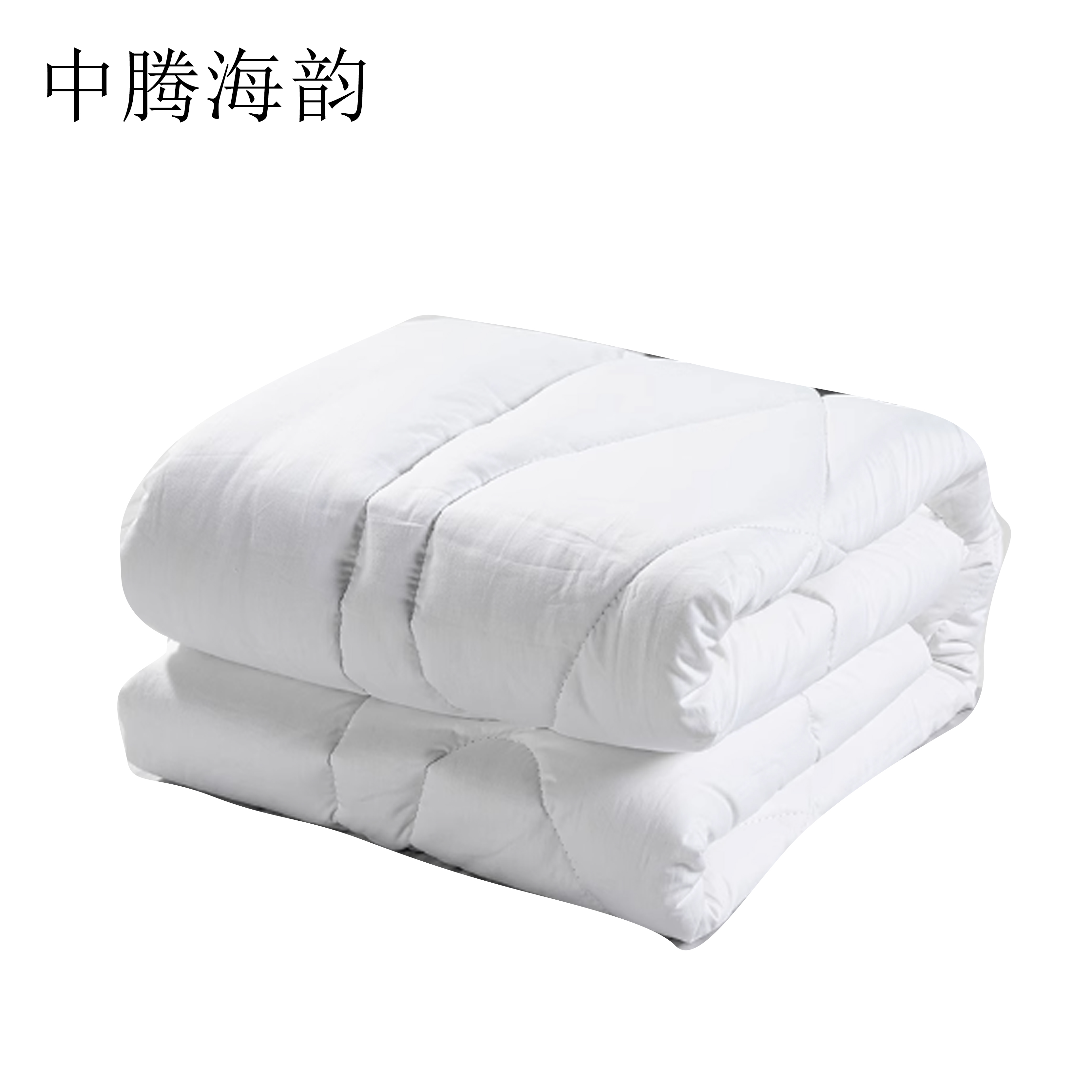 中腾海韵 磨毛褥子 白色100cm*200cm 条高清大图