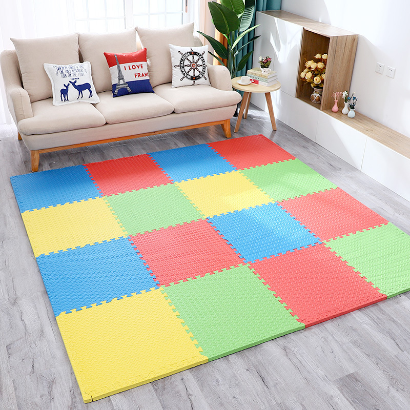 闪电客泡沫地垫拼接家用儿童爬爬垫卧室榻榻米加厚爬行垫海绵地板垫子