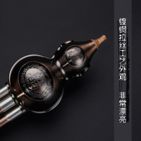 葫芦丝C调防摔耐用镀铜降B调成人学生专业演奏型葫芦丝初学者乐器