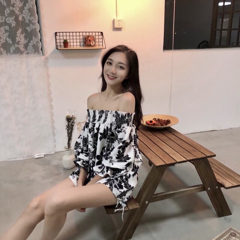 衬衫女夏装2018新款漏锁骨设计感港懒复古温柔风上衣白色均码