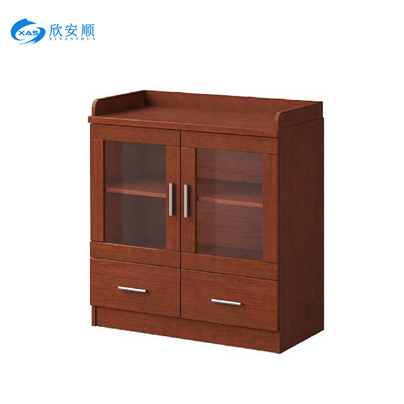 欣安顺 茶水柜(木皮) 800*400*800mm 组高清大图