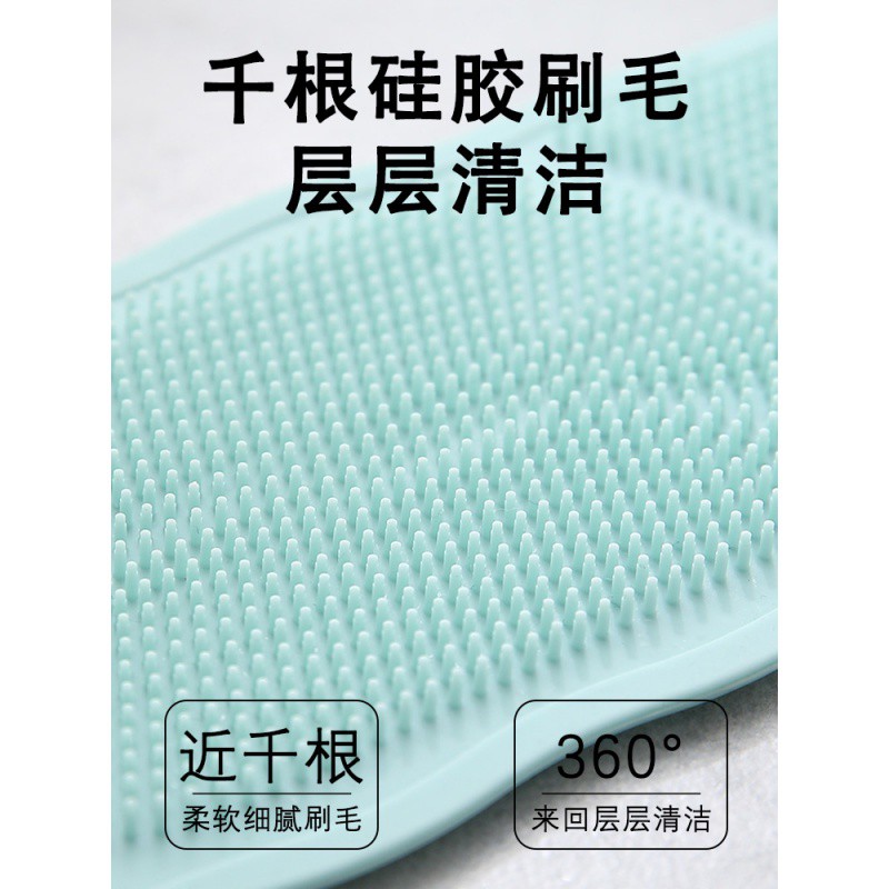 硅胶搓澡巾后背长条搓背搓灰强力搓泥洗澡女士不疼专享洗背男 三维工匠浴球