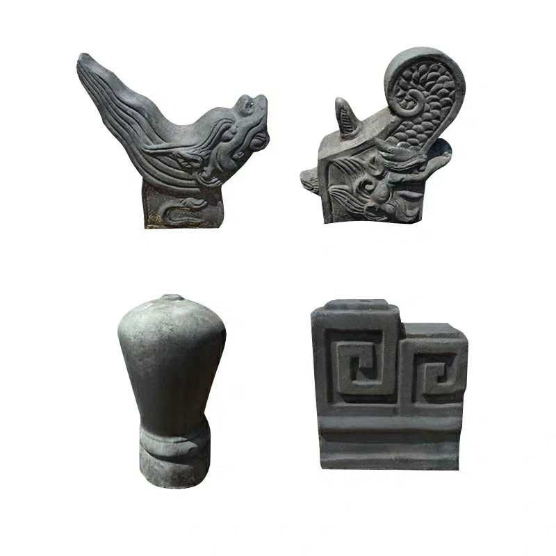 浅灰色仿古瓦片屋顶建筑用青瓦片古建装饰小青瓦庭院青砖仿古砖中式