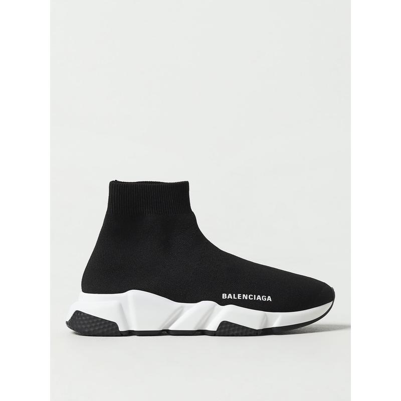 巴黎世家(Balenciaga)弹力针织拼接logo女款运动跑鞋 breathable
