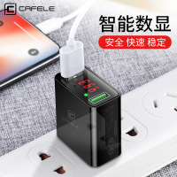 苹果iphone数显充电器PD协议快充xR max手机充电头 usb通用数显5V旅行充闪充华为
